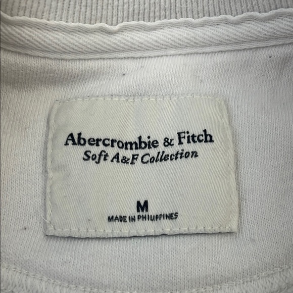 Abercrombie White Sweatshirt - Picture 4 of 4